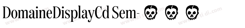 DomaineDisplayCd Sem字体转换